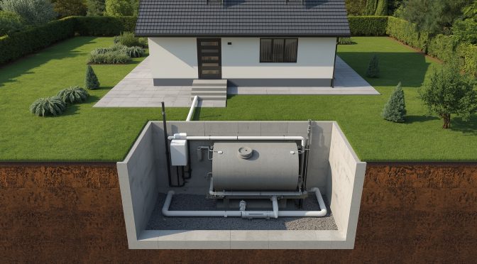 Pełny poradnik poświęcony świadomego wyboru, prawidłowego posadowienia oraz bezpiecznej obsługi zbiornika betonowego